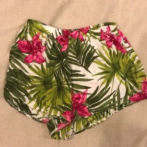 Brandy Melville tropical shorts